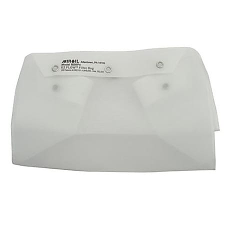 Miroil EZ Flow Reusable Fryer Filter Bag, White