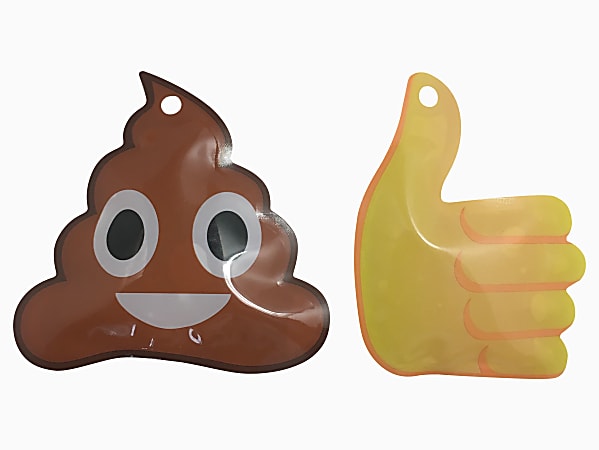 So-Mine Reusable Emoji Ice Pack, Assorted Colors, Pack Of 2