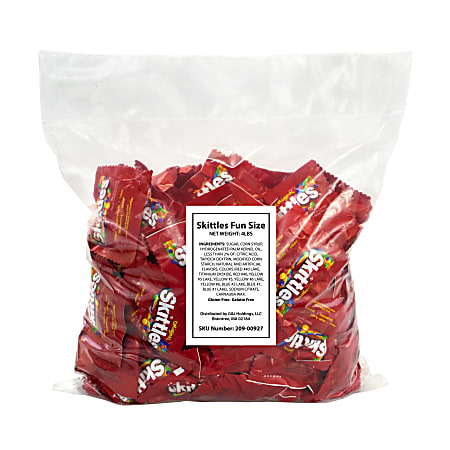 Skittles Fun-Size Packs, 4-Lb Box