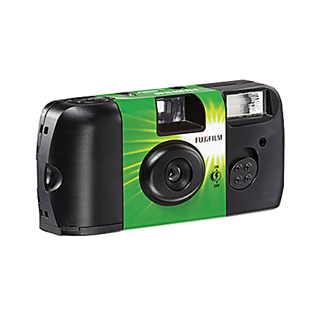 Fujifilm QuickSnap Flash 400 Single-Use Disposable Camera With Flash