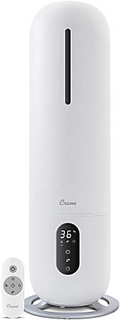 Crane Ultrasonic Cool Mist Tower Humidifier, 2 Gallon,