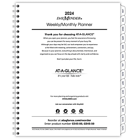 Daily Planner Inserts No. 12 | The Executive Agenda | Planner Refill Pages