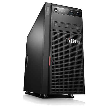 Lenovo ThinkServer TS440 70AQ000FUX 5U Tower Server - 1 x Intel Xeon E3-1245 v3 Quad-core (4 Core) 3.40 GHz - 4 GB Installed DDR3 SDRAM - Serial ATA/600, 6Gb/s SAS Controller - 0, 1, 10 RAID Levels - 1 x 450 W