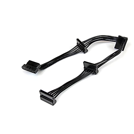 StarTech.com 4x SATA Power Splitter Adapter Cable - Add four extra SATA power outlets to your Power Supply - PYO4SATA