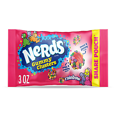 Nerds Gummy Clusters, Sharepack, 3 Oz, Total Qty 1