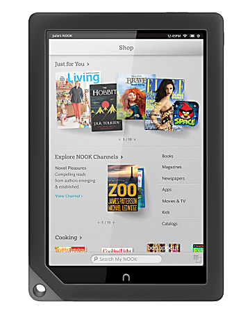 NOOK® HD+ Tablet, 9" Screen, 16GB Storage, Android 4.0 Ice Cream Sandwich