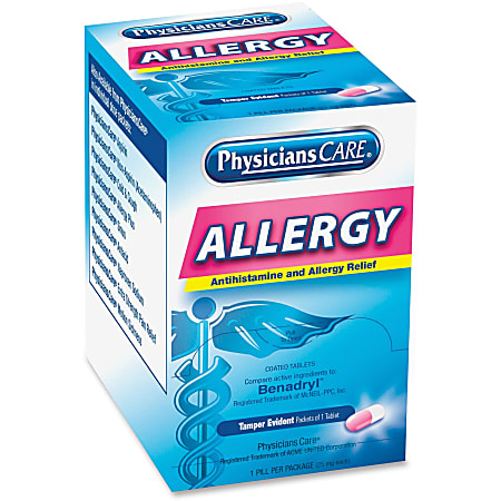 PhysiciansCare® Allergy Relief Tablets, Box of 50
