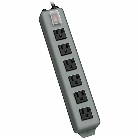 Eaton Tripp Lite Series Industrial Power Strip, 6-Outlet, 15 ft. (4.6 m) Cord, 5-20P Plug - Power distribution strip - UL62015