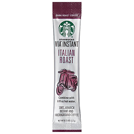 Starbucks® VIA™ Ready Brew Coffee, Italian Roast, 0.1