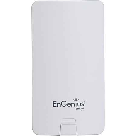 EnGenius ENS202 IEEE 802.11n 300 Mbit/s Wireless Access Point - 2 x Network (RJ-45) - Ethernet, Fast Ethernet - Wall Mountable, Mast-mountable, Pole-mountable