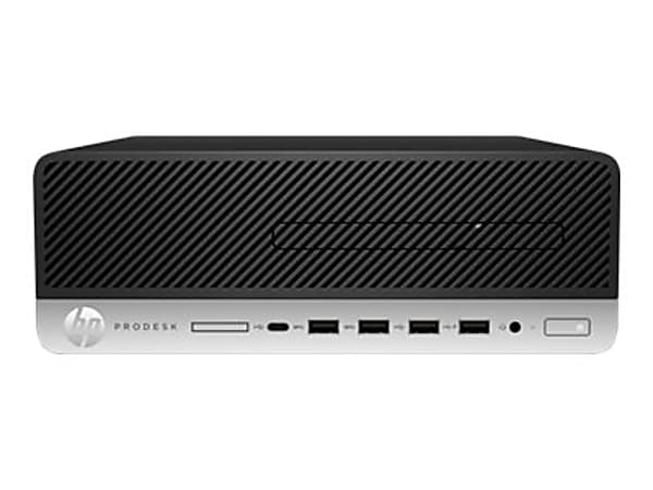 HP ProDesk 600 G4 - SFF - Core i7 8700 / 3.2 GHz - RAM 8 GB - SSD 256 GB - NVMe - DVD-Writer - UHD Graphics 630 - GigE - Win 10 Pro 64-bit - monitor: none - keyboard: US - promo