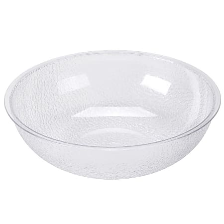 Cambro Round Serving/Salad Bowls, 11.2-Quart, Clear, Pack Of