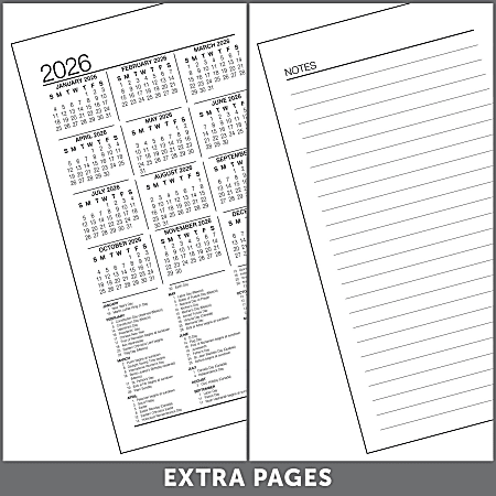 2025 Office Depot Daily Desk Calendar Refill 3 12 x 6 Traditional ...