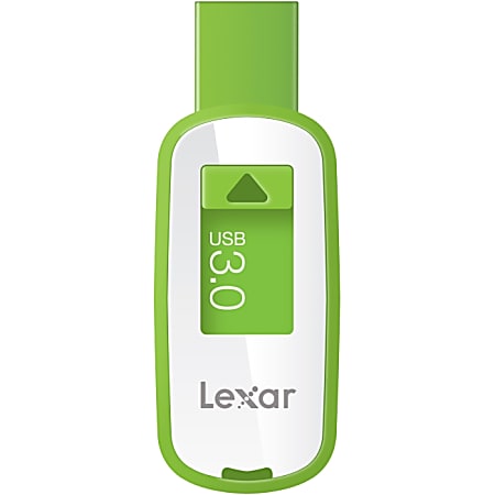 Lexar JumpDrive S23 USB 3.0 Flash Drive, 32GB, Green