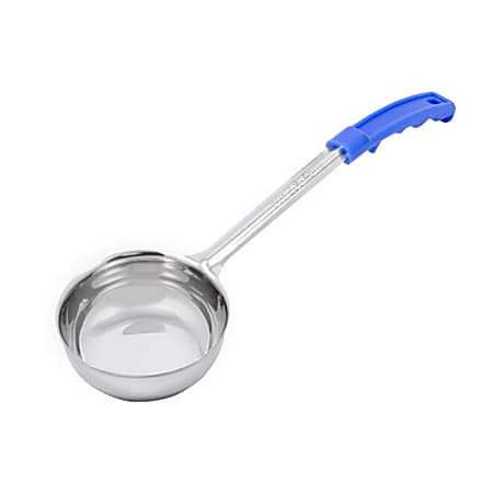 American Metalcraft Solid Portion Spoon, 8 Oz, Blue