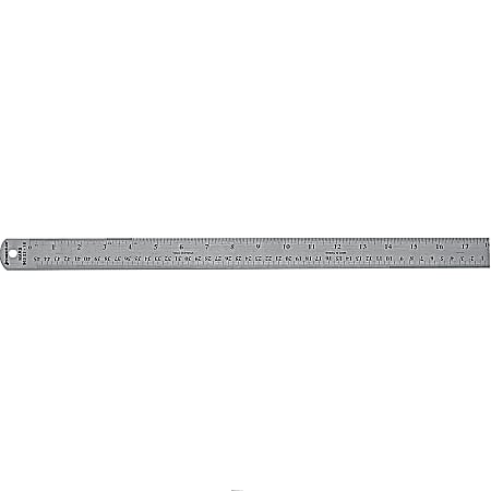 Stainless Steel Ruler 18 English/Metric