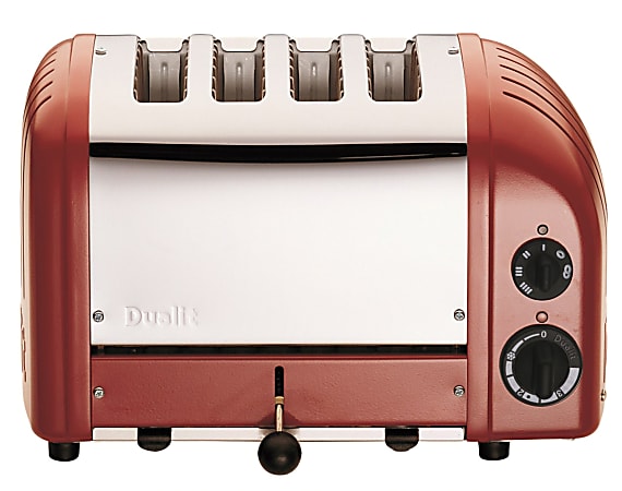 Dualit NewGen Extra-Wide Slot Toaster, 4-Slice, Red