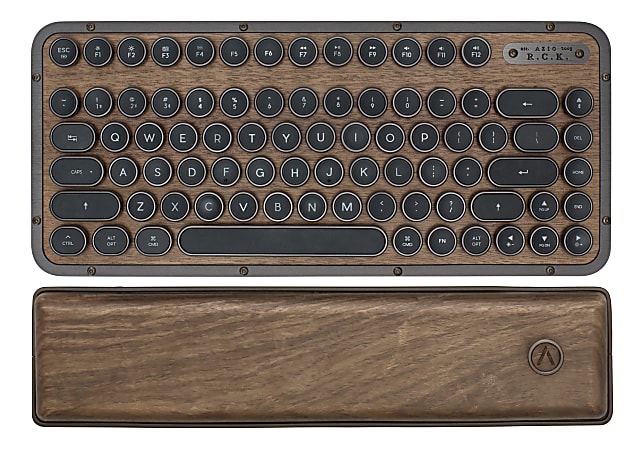 Azio Retro Wireless Keyboard, Compact, Elwood