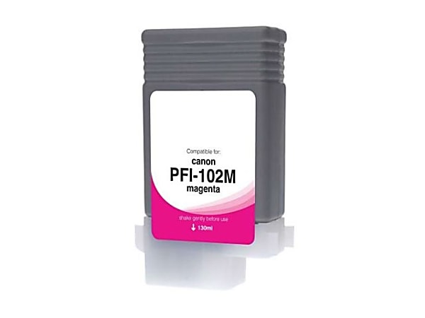 Clover Imaging Group - 130 ml - magenta - compatible - ink cartridge (alternative for: Canon 0897B001AA, Canon PFI-102M) -  - WCPFI102M