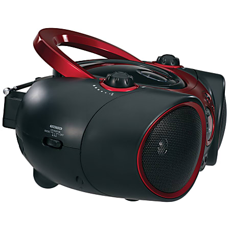 JENSEN 3W RMS CD 490 Portable Stereo CD Player With AMFM