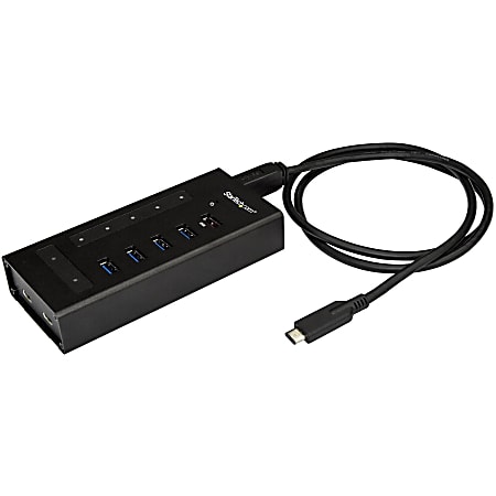 10-Port Industrial USB 3.1 Gen 1 Hub with Dual USB-C & Charging