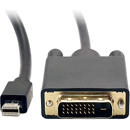 VisionTek mini DisplayPort to SL DVI 1.8M Active Cable (M/M) - 5.91 ft DVI/Mini DisplayPort Video Cable for Video Device, Monitor, Projector, TV, Graphics Card - First End: 1 x Mini DisplayPort Male Digital Audio/Video - Second End: 1 x DVI-D