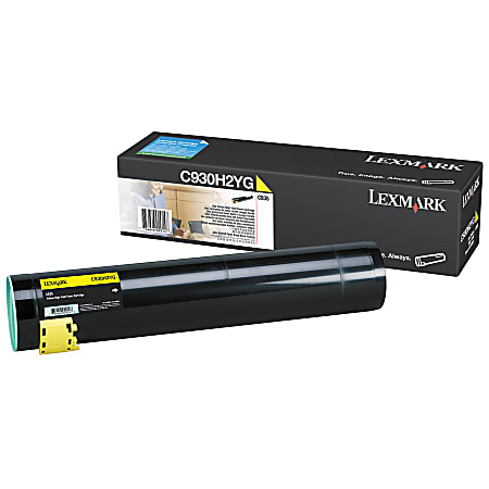 Lexmark™ C930H2YG Yellow Toner Cartridge
