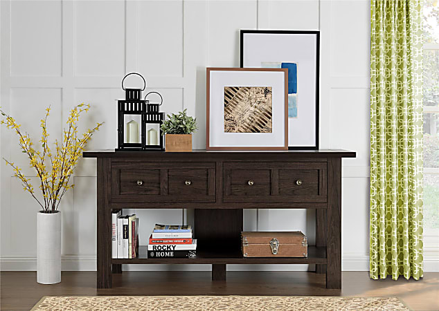 Apothecary top console table