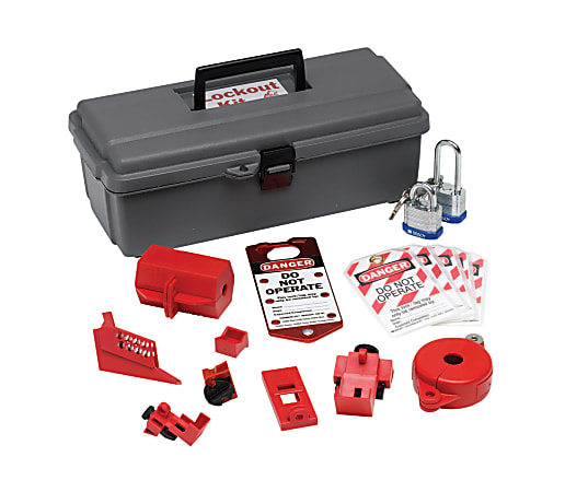 Lockout Tool Box with Components