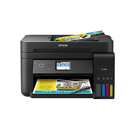Epson® ET-4760 EcoTank® Wireless Color All-In-One Printer