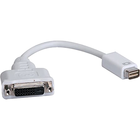 Tripp Lite Mini DVI to DVI Cable Adapter Video Converter for Macbooks and iMacs 1920x1200 DVI to DVI D - Office Depot