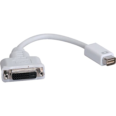 Tripp Lite Mini DVI to DVI Cable Adapter, Video Converter for Macbooks and iMacs - 1920x1200 (Mini DVI to DVI-D M/F)