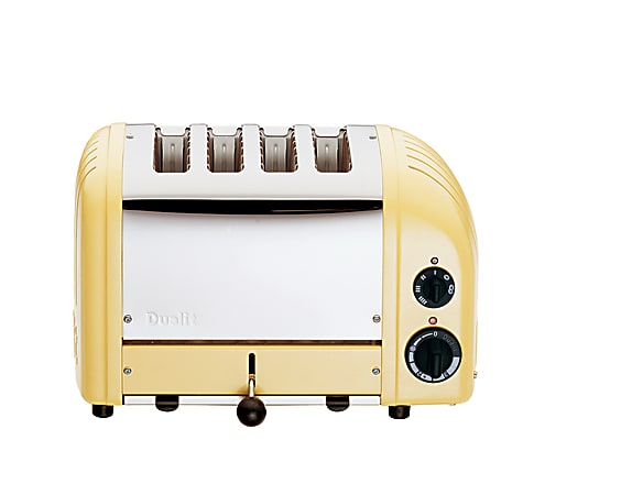 Dualit NewGen Extra-Wide Slot Toaster, 4-Slice, Canary Yellow