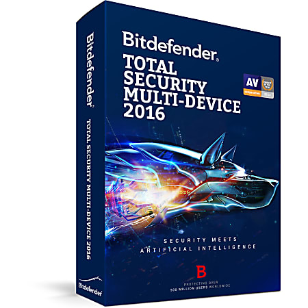 Bitdefender Total Security Multi-Device 2016 3 devices 1 Year, Download Version