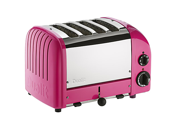 Dualit NewGen Extra-Wide Slot Toaster, 4-Slice, Chilly Pink