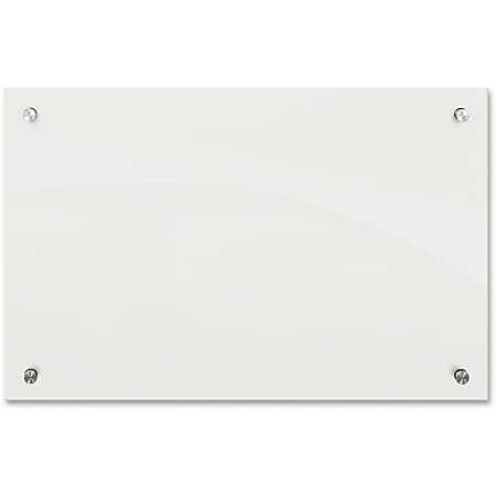 MooreCo Frosted Pearl Glass Dry Erase Markerboard