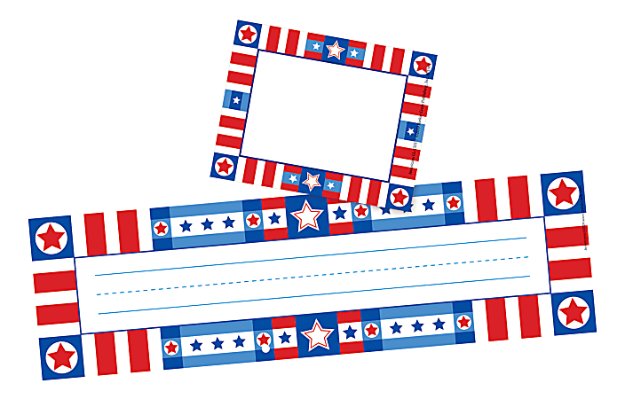 Barker Creek Name Tag And Name Plate Set, USA