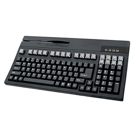 Unitech K2726U-B POS Keyboard - QWERTY Layout - 21 Relegendable Keys