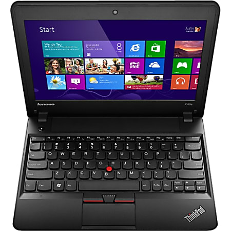 Lenovo ThinkPad X140e 20BL000CUS 11.6" LCD Notebook - AMD E-Series E1-2500 Dual-core (2 Core) 1.40 GHz - 2 GB DDR3L SDRAM - 500 GB HDD - Windows 7 Professional 64-bit upgradable to Windows 8 Pro - 1366 x 768 - Midnight Black