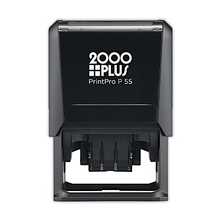 Custom 2000 Plus PrintPro Self Inking Date Stamp Heavy Duty 2860DRectangle  1 1316 x 2 1116 70percent Recycled 1 Or 2 Color - Office Depot