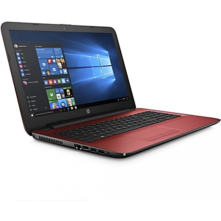 HP 15-ba000 15-ba001cy 15.6" LCD Notebook - AMD A-Series (7th Gen) A12-9700P Quad-core (4 Core) 2.50 GHz - 12 GB DDR4 SDRAM - 2 TB HDD - Windows 10 Home - 1366 x 768 - BrightView - Cardinal Red - Refurbished