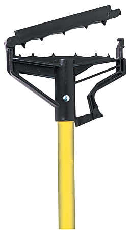 Wilen Load 'N Lock™ Wet Mop Handle, 60", Yellow