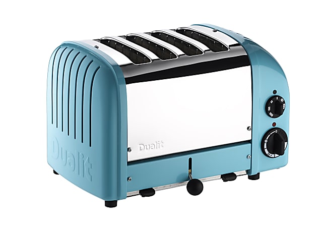 Dualit NewGen Extra-Wide Slot Toaster, 4-Slice, Azure Blue
