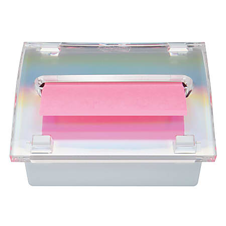 Post-it® Notes Pop-Up Note Dispenser, 3" x 3", Iridescent