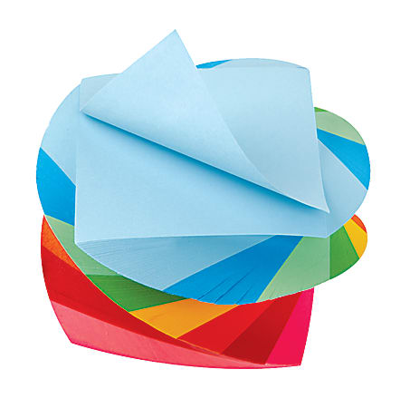 Office Depot® Brand Neon Twirl Memo Cube, 3"