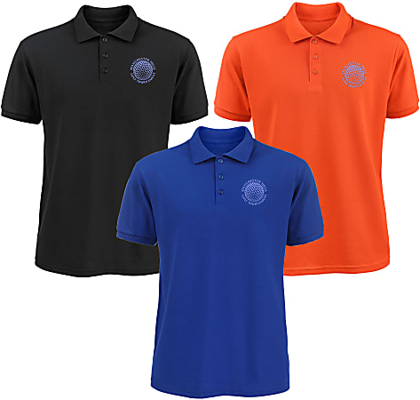 Custom Embroidered Mens 5050 Polo Shirt - Office Depot