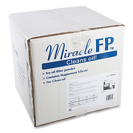 Filter Powder, For Fryer Oil, Loose Powder, 40 lb Box Filter Powder, For Fryer Oil, Loose Powder, 40 lb Box