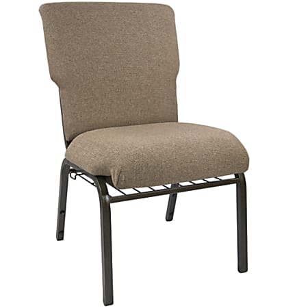 Flash Furniture Advantage Discount Church Chair, Mixed Tan/Gold Vein