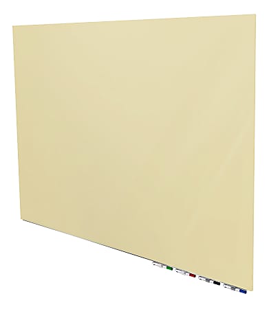 Ghent Aria Low-Profile Magnetic Unframed Dry-Erase Whiteboard, 24" x 36", Beige