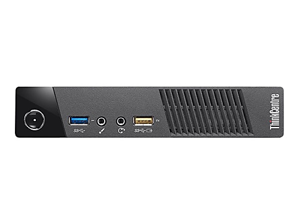 Lenovo ThinkCentre M93p 10AB - Tiny - 1 x Core i5 4570T / 2.9 GHz - RAM 4 GB - HDD 500 GB - HD Graphics 4600 - GigE - WLAN: 802.11b/g/n - Win 7 Pro 64-bit (includes Win 8 Pro 64-bit License) - vPro - monitor: none - TopSeller